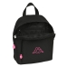 Casual Backpack Kappa Black and pink Black 13 L