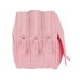 Kolmilokeroinen laukku Safta 21,5 x 10 x 8 cm Pinkki