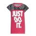 Barne Kortermet T-skjorte Nike 848-A72  Rosa 100% bomull