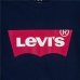T shirt à manches courtes Enfant Levi's Batwing Bleu foncé
