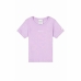 Barn T-shirt med kortärm Champion Crewneck Lavendel