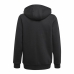 Kapucnis pulóver lányoknak Adidas Essentials Fekete