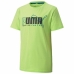Børne Kortærmet T-shirt Puma  ALPHA GRAPHIC TEE 583188 Grøn (6 år)