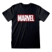 T-shirt med kortärm Unisex Marvel Svart