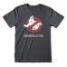 Lühikeste varrukatega T-särk, meeste ja naiste The Ghostbusters Japanese Text Tumehall