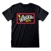 T-shirt à manches courtes unisex Willy Wonka Wonka Bar Noir