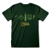 Unisex Krekls ar Īsām Piedurknēm The Legend of Zelda Icons Tumši zaļš