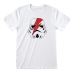 Lühikeste varrukatega T-särk, meeste ja naiste Star Wars Ziggy Stormtrooper Valge
