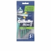 Máquinas de Barbear Descartáveis Gillette Blue II Plus Slalom 5 enheder