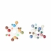 Hårsnoddar Inca   Multicolour Små bollar (2 Delar)
