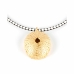 Colier Damă Shabama Trenc Luxe Alamă Bijuterii în flash auriu Piele 38 cm