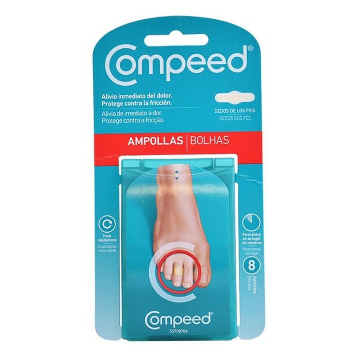 Villivastane vahend jalgadele Compeed (8 uds)
