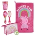 Toilet Bag with Accessories Peppa Pig 4 Pieces Fuchsia (23 x 16 x 7 cm)