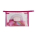 Tualeto krepšys su aksesuarais Peppa Pig 4 Dalys Fuksija (23 x 16 x 7 cm)