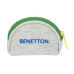 Portamonete Benetton Pop Grigio (9.5 x 7 x 3 cm)
