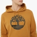 Férfi kapucnis pulóver Timberland Kenn Tree Logo  Sötét narancs