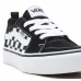 Casual Sneakers Vans Filmore YT Checkerboard Zwart
