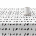 Устойчива на петна покривка Belum Friends White 300 x 140 cm