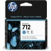 Originální inkoustové náplně HP HP 712 Azurová