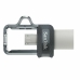 USB-minne SanDisk Ultra Dual m3.0 Silvrig