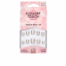 False nails Elegant Touch French Xs 24 Pieces (24 uds)