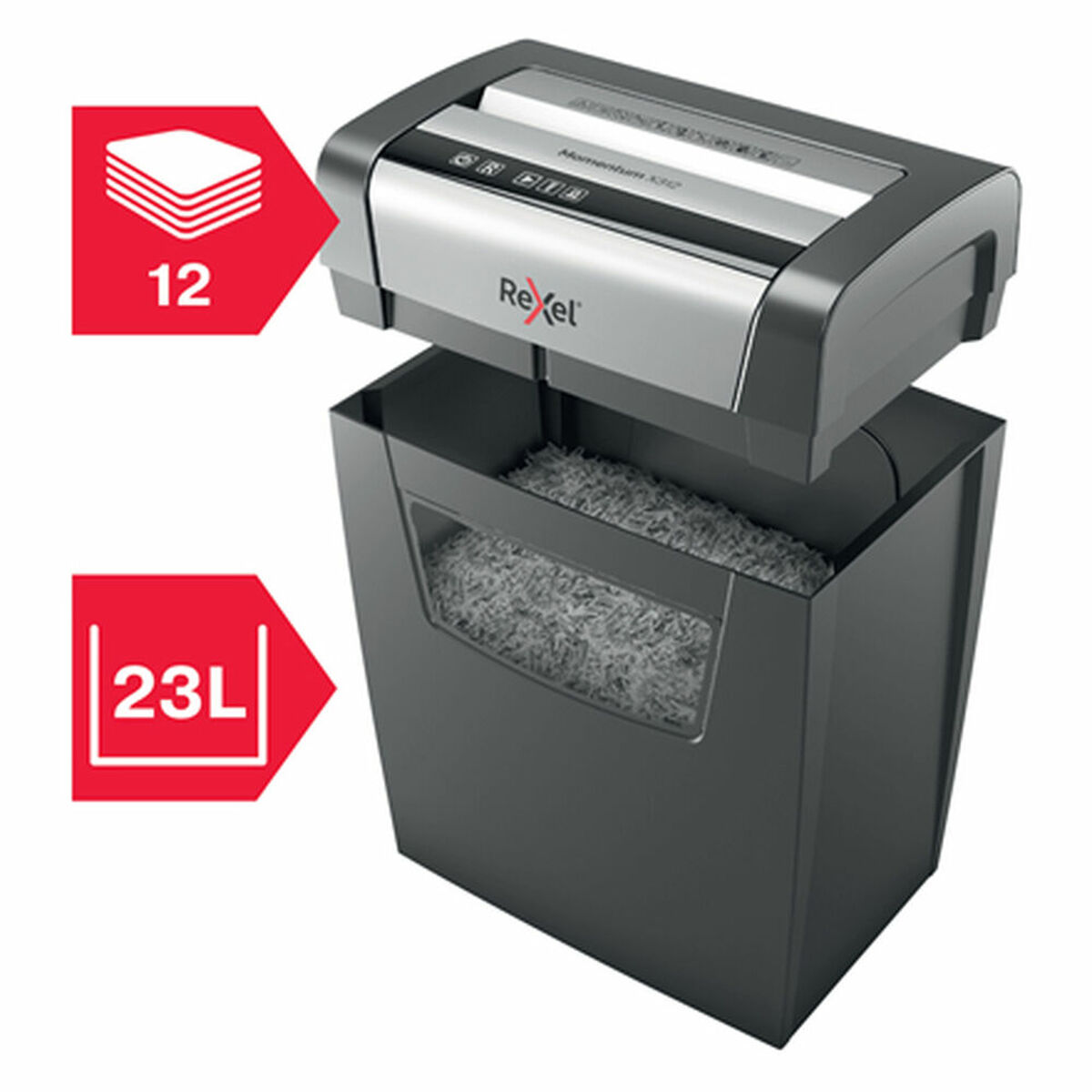 Papirmakulator Rexel 2104572EU 23 L