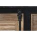 Výkladný stojan Home ESPRIT Sklo Mangové drevo 218 x 43 x 203 cm