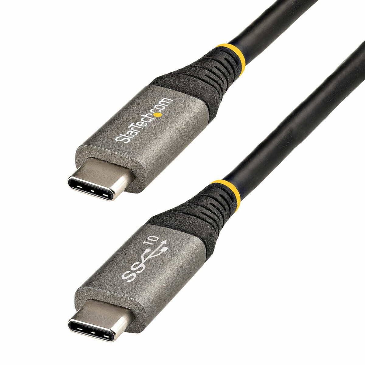 Kaapeli USB C Startech USB31CCV1M Musta/Harmaa 1 m