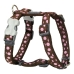 Imbracatura per Cani Red Dingo Style Rosa Pois 46-76 cm