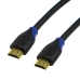 HDMI kabelis ar ārējo tīklu LogiLink CH0062 2 m Melns
