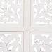 Изголовье кровати 180 x 123 cm Деревянный Белый DMF