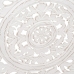 Изголовье кровати 180 x 123 cm Деревянный Белый DMF