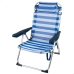 Folding Chair Aktive Striped 48 x 90 x 60 cm (2 Units)