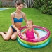 Oppustelig Pool til Børn Intex Regnbue Ringe 63 L 86 x 25 x 86 cm (12 enheder)