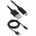 USB-C-kabel Kaos 81566 Zwart