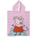 Hupullinen ponchopyyhe Peppa Pig Pinkki 50 x 115 cm