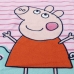 Poncho-Asciugamano con Cappuccio Peppa Pig Rosa 50 x 115 cm