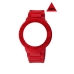Vyměnitelné pouzdro na hodinky unisex Watx & Colors COWA1205 Červený