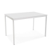 Jedálenský stôl Versa Avant Biela PVC Drevo MDF 75 x 75 x 120 cm