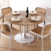 Ruokapöytä Versa Lia Metalli Puu MDF 120 x 73 x 120 cm