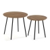 Set od dvije stolice Versa Metal Drvo MDF 50 x 49 x 50 cm (2 kom.)