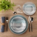 Набор посуды Versa Leanne Синий Керамика 26,5 x 26,5 cm 18 Предметы
