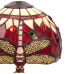 Lampe de bureau Viro Belle Rouge Bordeaux Zinc 60 W 20 x 37 x 20 cm