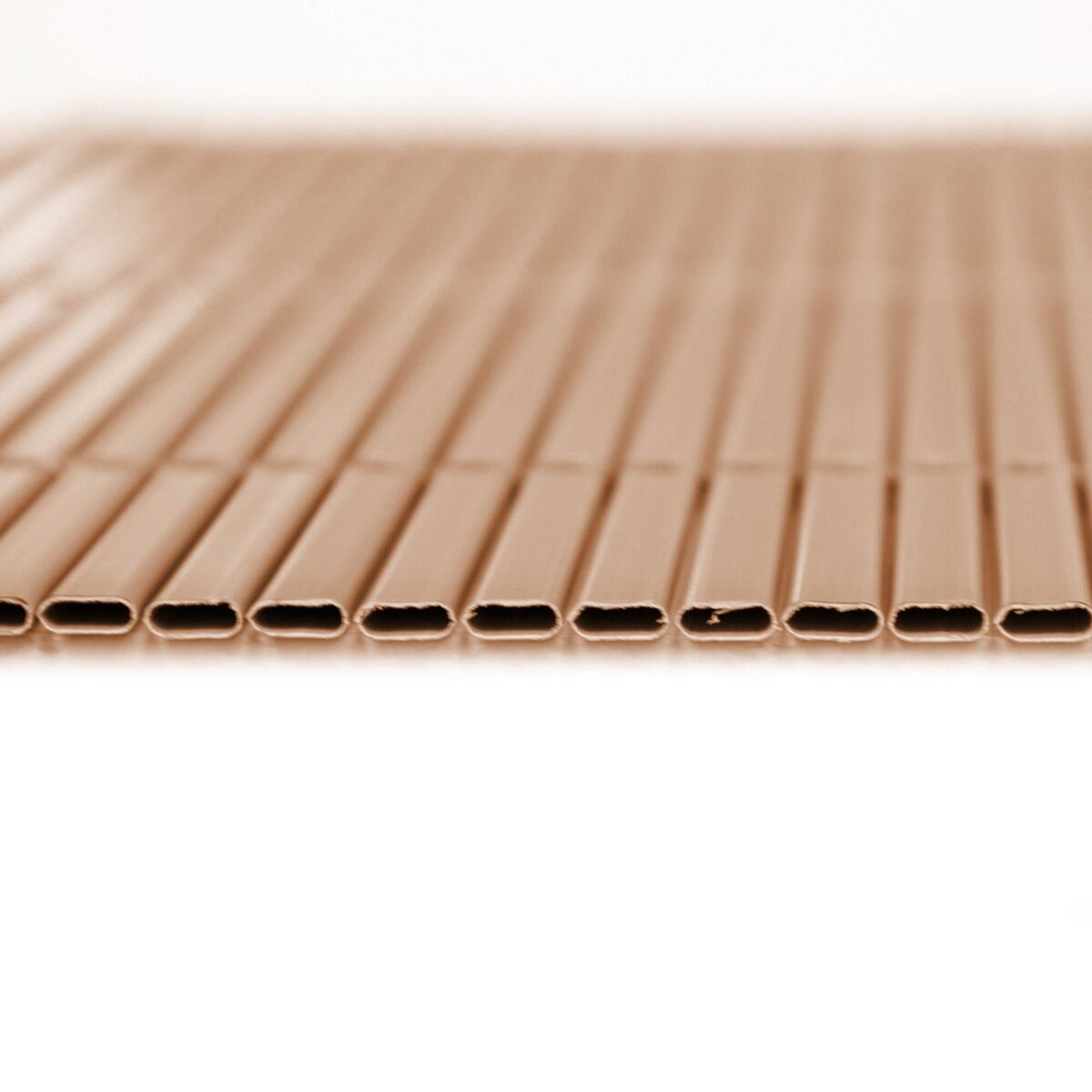 Vrtna ograja Rjava PVC 1 x 300 x 100 cm