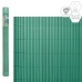 Gartenzaun grün PVC 1 x 300 x 150 cm