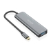 Hub USB Aisens A109-0762 Gris (1 unidad)