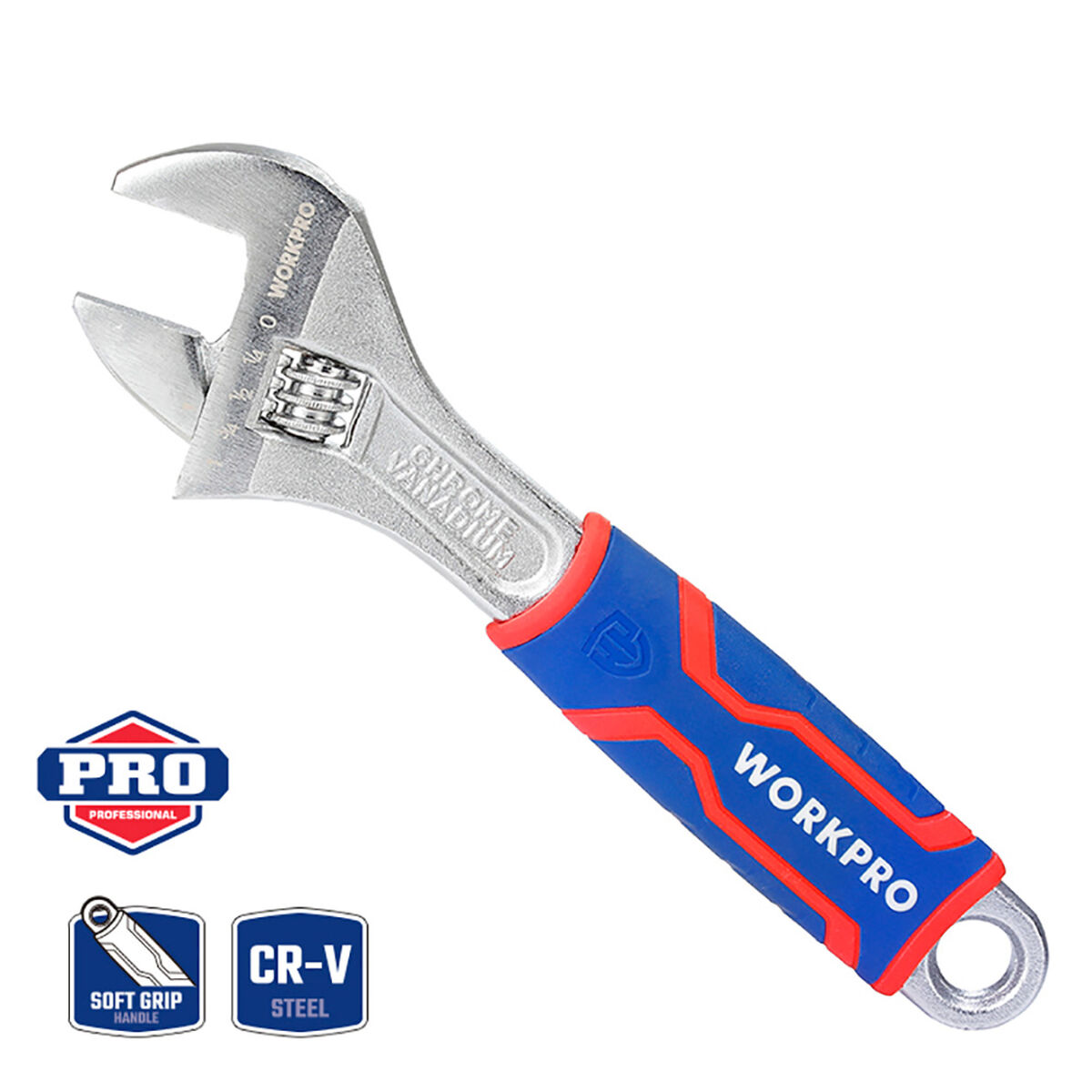 Llave inglesa ajustable Workpro 10" 25 cm