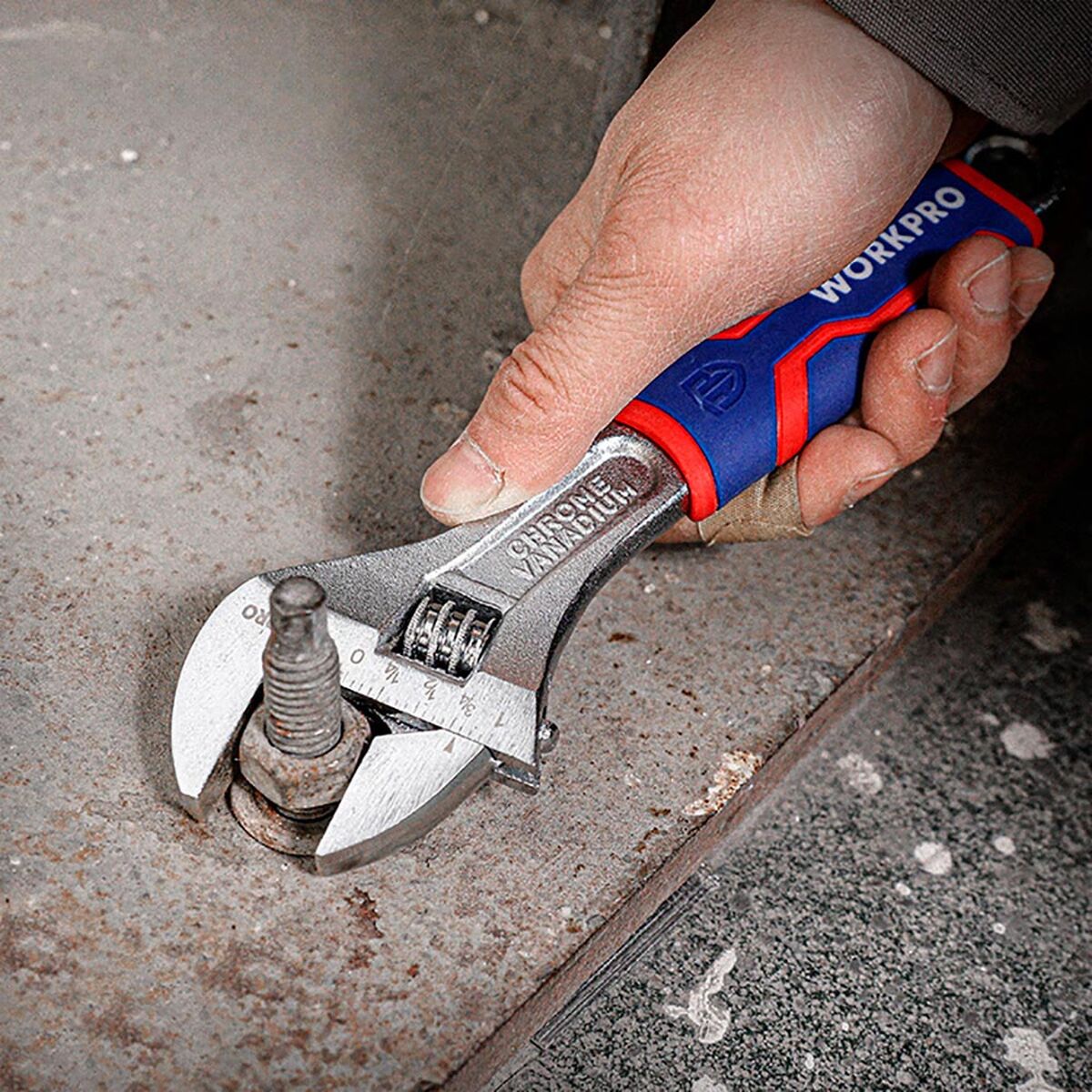 Verstelbare moersleutel Workpro 10" 25 cm