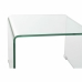 súprava 2 stolov DKD Home Decor Transparentná 48 x 45 x 31,5 cm