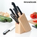 Set of Knives with Wooden Base InnovaGoods